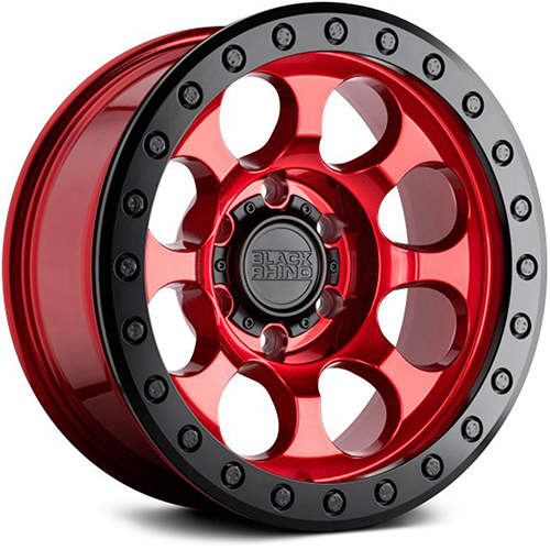 Black Rhino Riot Candy Red W/ Black Bolts - Part Number 1790RIT126120R67 Black Rhino Riot Candy Red W/ Black Bolts Photo