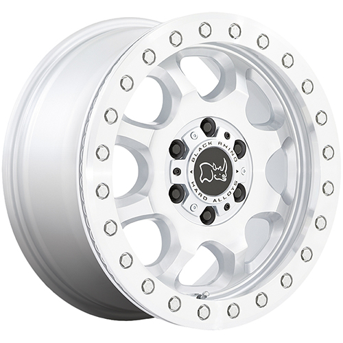 Black Rhino Venture Beadlock Gloss Silver W/ Machined Face - Part Number 1780VTR386130S84 Black Rhino Venture Beadlock Gloss Silver W/ Machined Face Photo