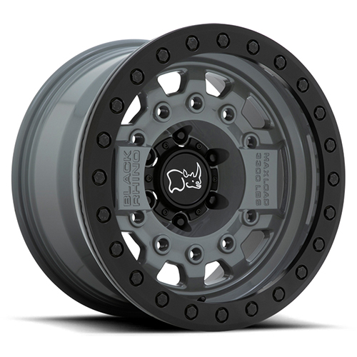 Black Rhino Avenger Beadlock Gray - Part Number 1785AVG-25127G71 Black Rhino Avenger Beadlock Gray Photo