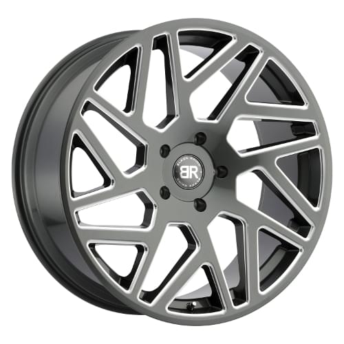 Black Rhino Cyclone Gunmetal W/ Milled Spokes - Part Number 2410CYC305150G10 Black Rhino Cyclone Gunmetal W/ Milled Spokes Photo