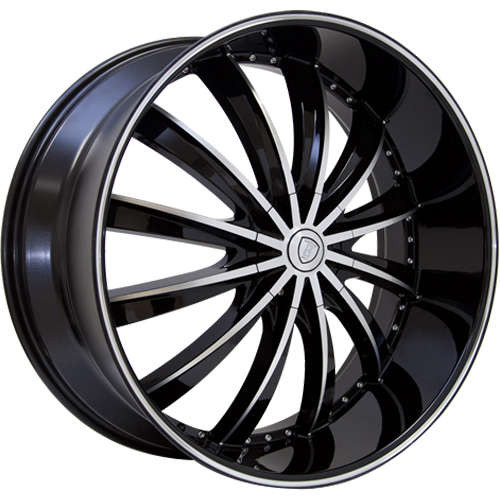 Borghini B19-M Gloss Black Machined