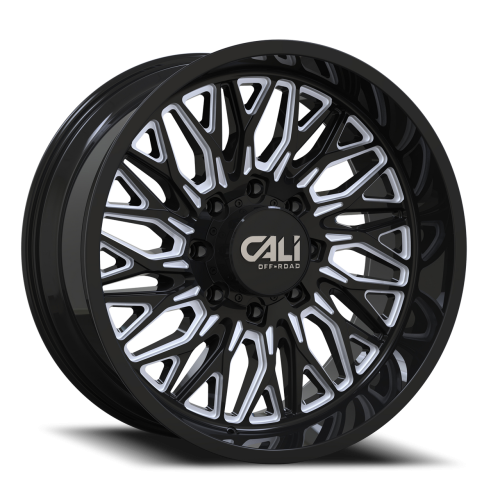 Cali Off-Road Crusher Gloss Black Milled