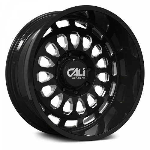 Cali Offroad Paradox 9113 Gloss Black W/ Milled Spokes - Part Number 9113-2170BM Cali Offroad Paradox 9113 Gloss Black W/ Milled Spokes Photo
