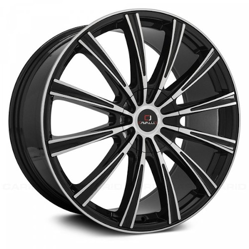 Cavallo CLV-23 Gloss Black W/ Machined Face - Part Number CLV-23208551143120+38BM Cavallo CLV-23 Gloss Black W/ Machined Face Photo