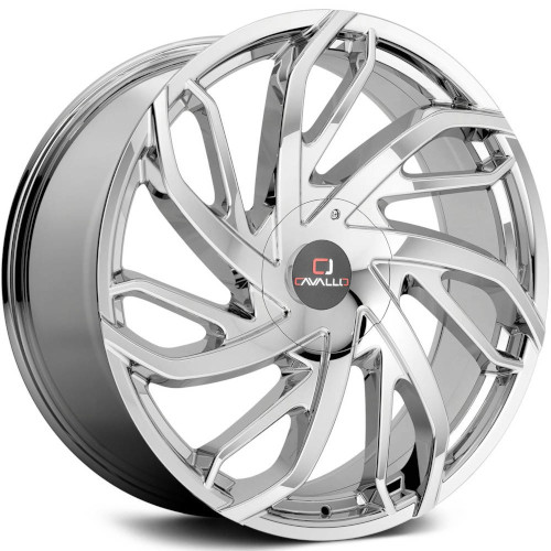 Cavallo CLV-29 Chrome - Part Number CLV-292295BLANK+15C-DT5X114.3 Cavallo CLV-29 Chrome Photo