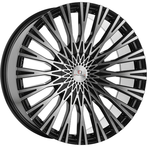 Cavallo CLV-40 Gloss Black W/ Machined Face - Part Number CLV-40208551143120+35BM Cavallo CLV-40 Gloss Black W/ Machined Face Photo