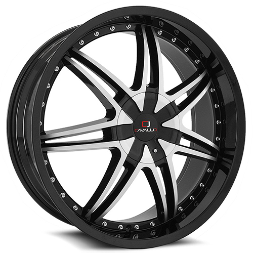 Cavallo CLV-11 Gloss Black Machined - Part Number CLV-11208551081143+35BM Cavallo CLV-11 Gloss Black Machined Photo