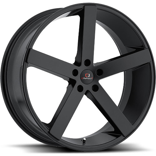 Cavallo CLV-5 Matte Black - Part Number CLV-52290BLANK+18MB-DT5x130 Cavallo CLV-5 Matte Black Photo