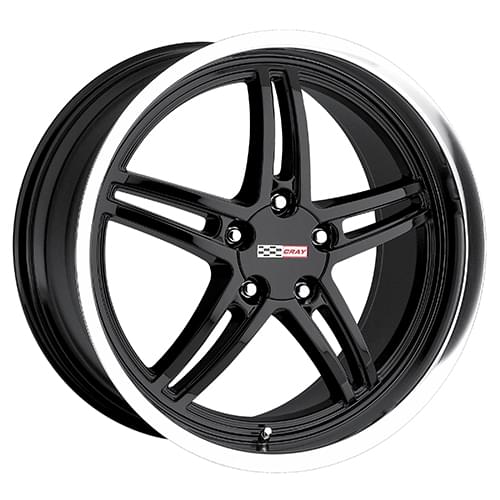 Cray Scorpion Gloss Black W/ Chrome Lip - Part Number 1990CRS505121B70 Cray Scorpion Gloss Black W/ Chrome Lip Photo