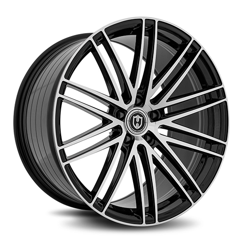 Curva Concepts CFF50 Gloss Black Machine Face - Part Number CFF50-201051143573BMF Curva Concepts CFF50 Gloss Black Machine Face Photo