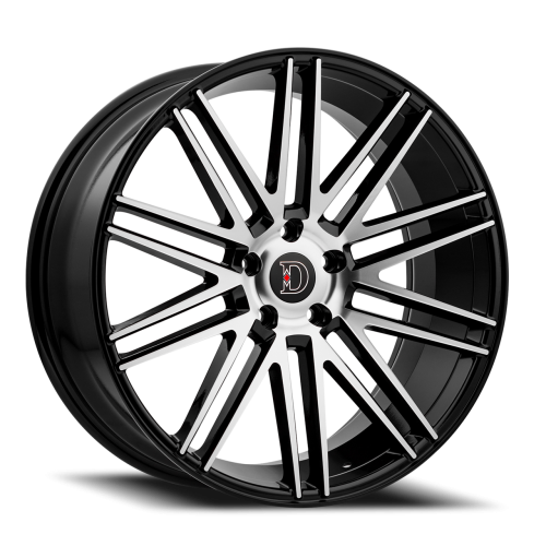 Defy Road Wheels D09 Black Machined