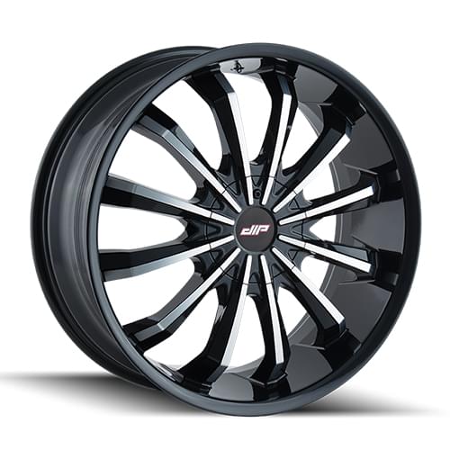 Dip Fusion D40 Gloss Black W/ Machined Face - Part Number D40-24918B Dip Fusion D40 Gloss Black W/ Machined Face Photo