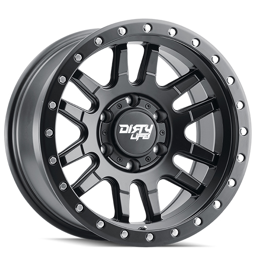 Dirty Life Canyon Pro 9309 Matte Black W/ Simulated Ring - Part Number 9309-7985MB0 Dirty Life Canyon Pro 9309 Matte Black W/ Simulated Ring Photo