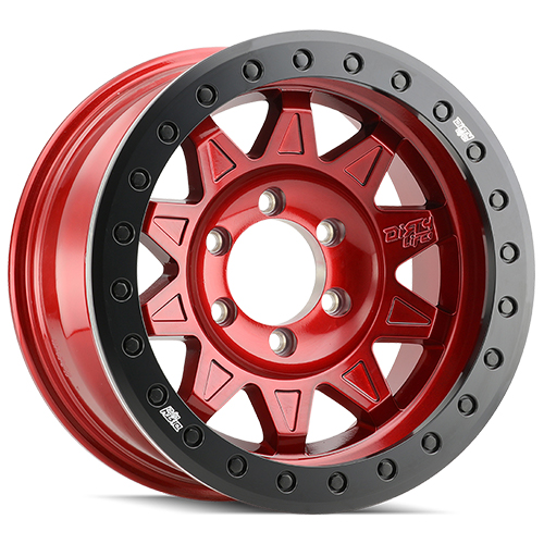 Dirty Life Roadkill Race 9302 Crimson Candy Red Beadlock - Part Number 9302-7985R14 Dirty Life Roadkill Race 9302 Crimson Candy Red Beadlock Photo