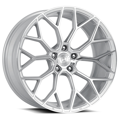 Dolce Performance Pista Gloss Silver W/ Machined Face - Part Number PISTA-98554GSF Dolce Performance Pista Gloss Silver W/ Machined Face Photo