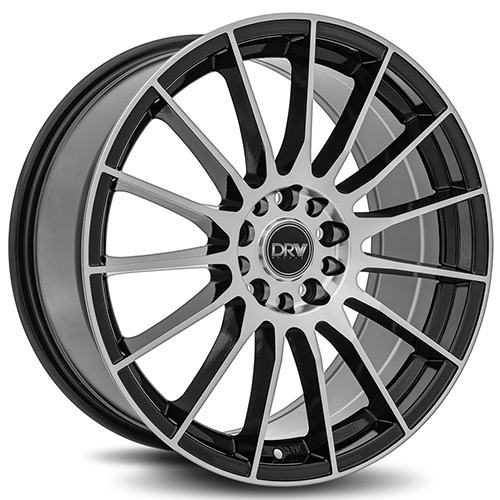 DRW D15 Gloss Black W/ Machined Face - Part Number D15-188010H1124073BMF DRW D15 Gloss Black W/ Machined Face Photo