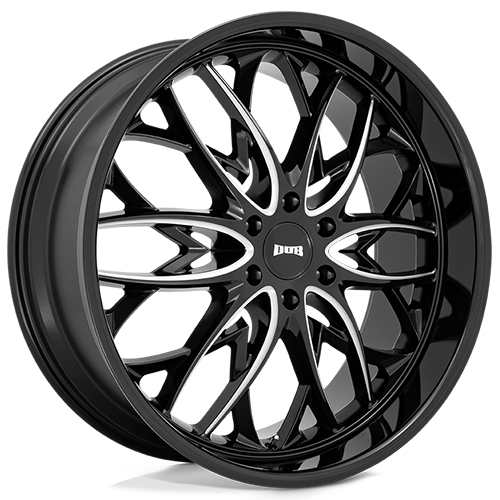 Dub OG S263 Gloss Black Milled - Part Number S263240084+25 Dub OG S263 Gloss Black Milled Photo