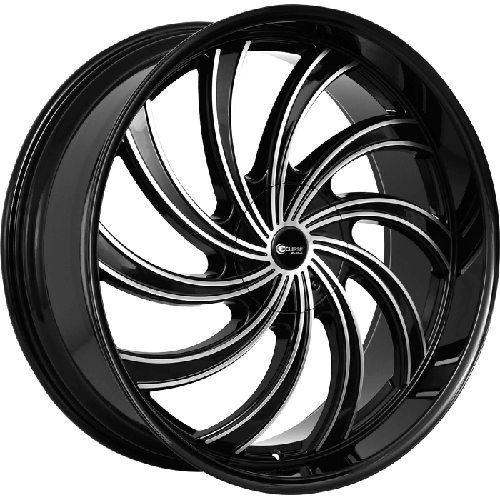 Eclipse ECL104 Gloss Black Machined - Part Number ECL104-24930BM Eclipse ECL104 Gloss Black Machined Photo