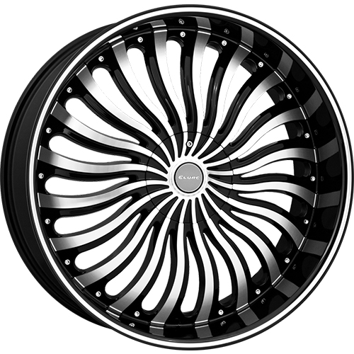 Elure ELR033 Black Machined - Part Number ELR033-2845B Elure ELR033 Black Machined Photo