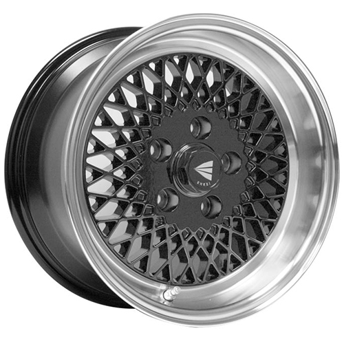 Enkei Enkei92 465 Black W/ Machined Lip - Part Number 465-570-6538BK Enkei Enkei92 465 Black W/ Machined Lip Photo