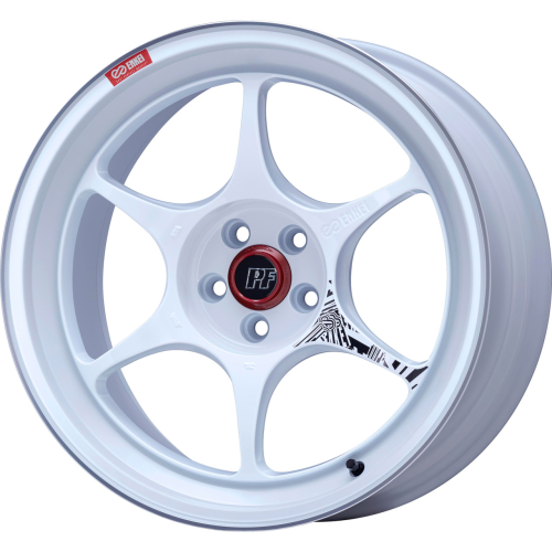 Enkei Pf06 White Machined