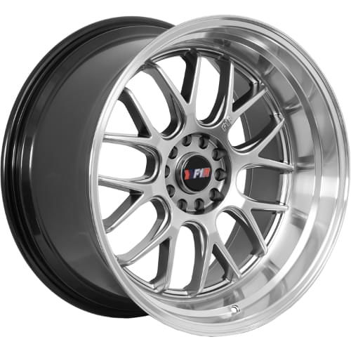 F1R F21 Hyper Black W/ Polished Lip - Part Number F2118855120HB35-v2 F1R F21 Hyper Black W/ Polished Lip Photo