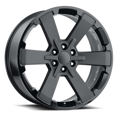 Factory Reproductions FR 45 GMC Dual Six Star Gloss Black W/ Satin Black Face - Part Number 45410306528 Factory Reproductions FR 45 GMC Dual Six Star Gloss Black W/ Satin Black Face Photo