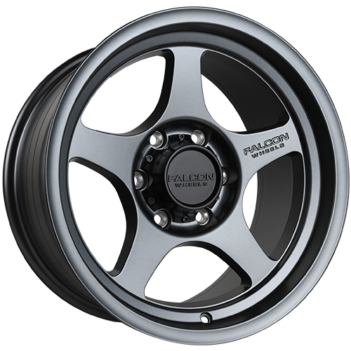 Falcon Wheels T2 Matte Gunmetal - Part Number T2-7983-0-MGN Falcon Wheels T2 Matte Gunmetal Photo