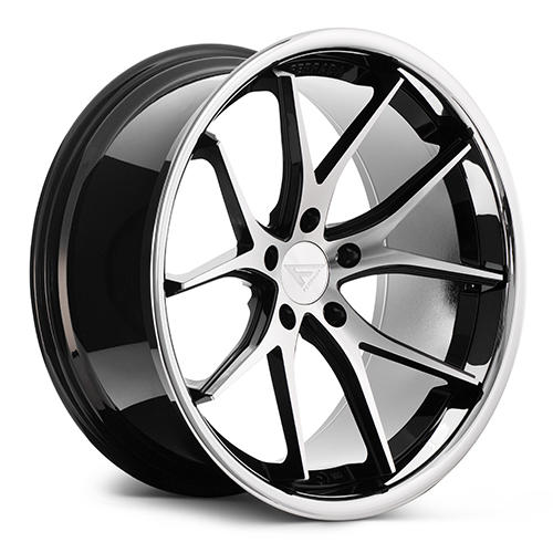 Ferrada FR2 Machine Black With Chrome Lip - Part Number FR22095115MA15 Ferrada FR2 Machine Black With Chrome Lip Photo