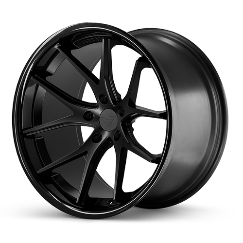 Ferrada FR2 Matte Black W/ Gloss Black Lip - Part Number FR22295130MB42 Ferrada FR2 Matte Black W/ Gloss Black Lip Photo