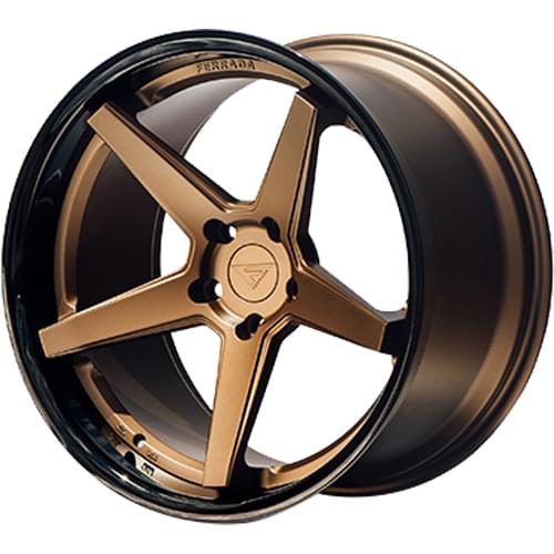 Ferrada FR3 Matte Bronze W Gloss Black Lip - Part Number FR32295130BZ42 Ferrada FR3 Matte Bronze W Gloss Black Lip Photo