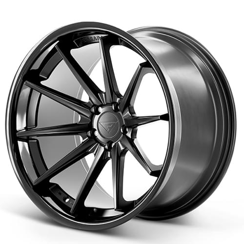 Ferrada FR4 Matte Black W/ Gloss Black Lip Photo