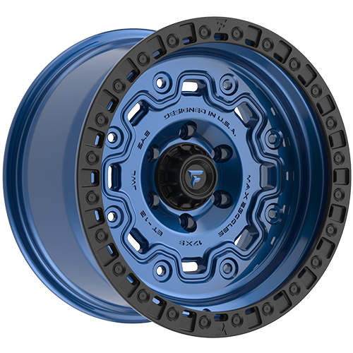 Fittipaldi Offroad FT100 Gloss Blue W/ Black Ring - Part Number FT100-17906135N12BLB Fittipaldi Offroad FT100 Gloss Blue W/ Black Ring Photo