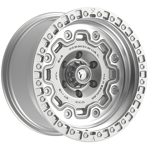 Fittipaldi Offroad FT100 Gloss Silver Machined - Part Number FT100-17905127N12MS Fittipaldi Offroad FT100 Gloss Silver Machined Photo