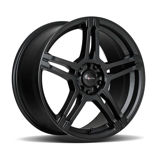 Focal F-51 451 Gloss Black W/ Milled Spokes - Part Number 451-7718BM+42 Focal F-51 451 Gloss Black W/ Milled Spokes Photo