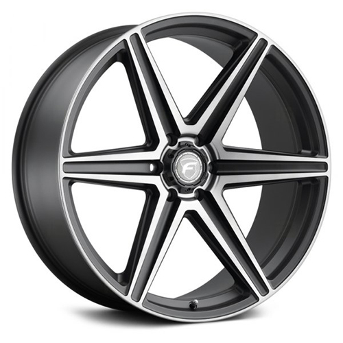 Forgestar X6 Satin Black Machined DDT - Part Number F01240084P25 Forgestar X6 Satin Black Machined DDT Photo