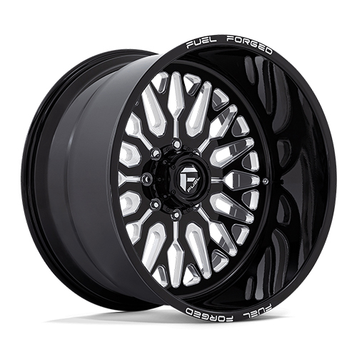 Fuel Forged FF109 Gloss Black Milled - Part Number FFQFF109F25-5-34 Fuel Forged FF109 Gloss Black Milled Photo