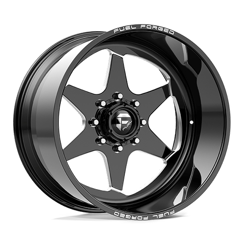 Fuel Forged FF115 Gloss Black Milled - Part Number FFDFF115LS71-5-34 Fuel Forged FF115 Gloss Black Milled Photo