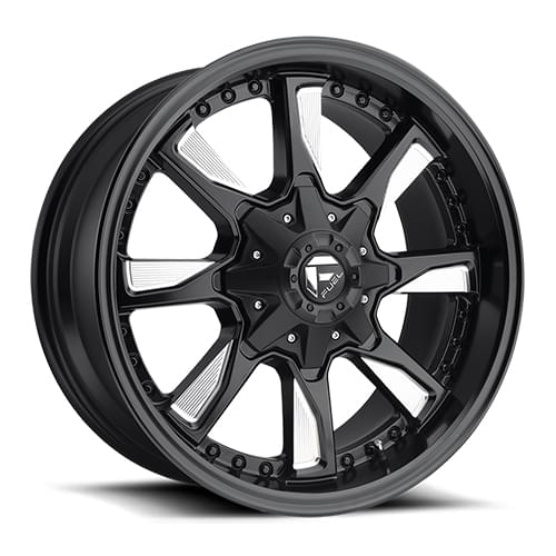Fuel Offroad Hydro D603 Matte Black W/ Milled Spokes - Part Number D60320901850 Fuel Offroad Hydro D603 Matte Black W/ Milled Spokes Photo