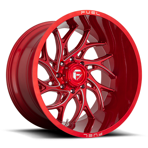Fuel Offroad Runner D742 Candy Red W/ Milled Spokes - Part Number D74222007547 Fuel Offroad Runner D742 Candy Red W/ Milled Spokes Photo