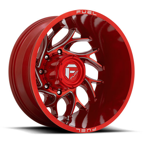Fuel Offroad Runner D742 Candy Red W/ Milled Spokes - Part Number D74222829345 Fuel Offroad Runner D742 Candy Red W/ Milled Spokes Photo