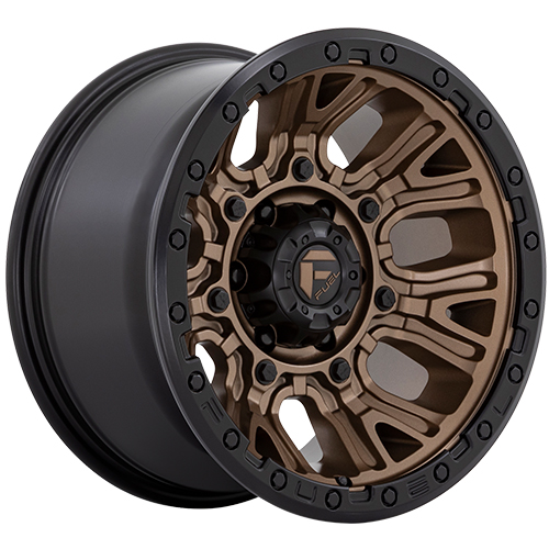 Fuel Offroad Traction D826 Matte Bronze W/ Black Ring Photo