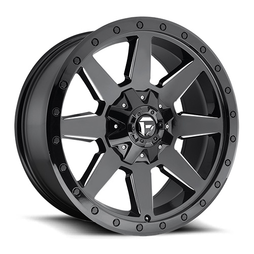 Fuel Offroad Wildcat D597 Gloss Black W/ Milled Spokes - Part Number D59720907050 Fuel Offroad Wildcat D597 Gloss Black W/ Milled Spokes Photo