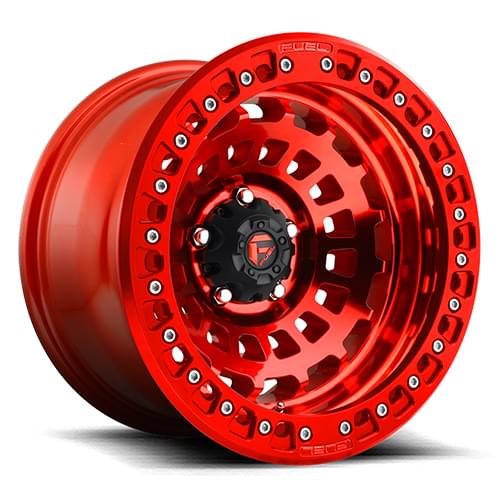 Fuel Offroad Zephyr D100 Candy Red - Part Number D10017905645 Fuel Offroad Zephyr D100 Candy Red Photo