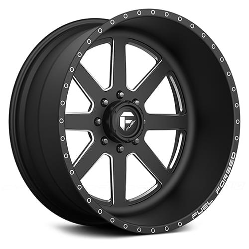 Fuel Forged FF09 Matte Black W/ Milled Spokes - Part Number DE0926407745 Fuel Forged FF09 Matte Black W/ Milled Spokes Photo