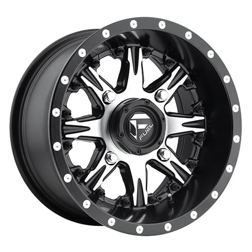 Fuel UTV Nutz D541 Satin Black W/ Machined Face - Part Number D5411470A444 Fuel UTV Nutz D541 Satin Black W/ Machined Face Photo