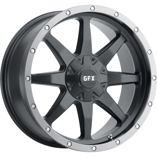 G-FX TR-14 Matte Black W/ Gray Ring - Part Number T14 785-5009-00 BG G-FX TR-14 Matte Black W/ Gray Ring Photo