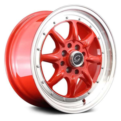 G-Line Alloys G8006 Red Machined