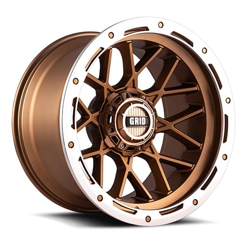Grid Offroad GD13 Matte Bronze W/ Milled Spokes Photo