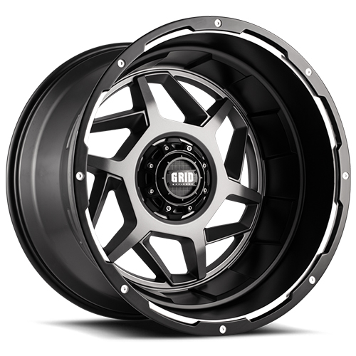 Grid Offroad GD14 Matte Anthracite W/ Black Lip Photo